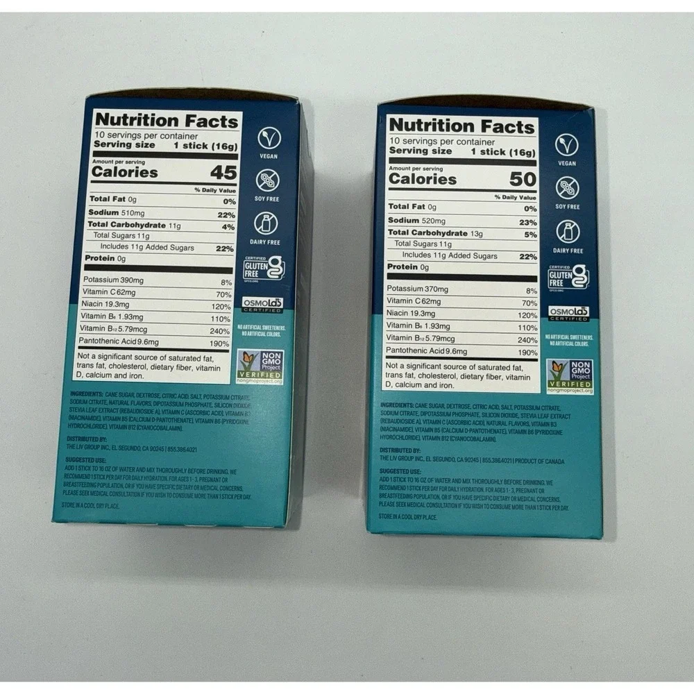 LIQUID I.V. Hydration Multiplier Acai Berry Passion Electrolyte Drink Mix 20 Ct